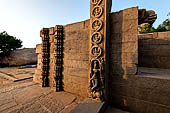 Mamallapuram - Tamil Nadu. The ruined Raya gopuram.
